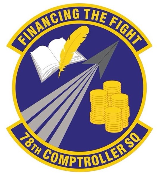Emblem image of the 78th Comptroller Squadron Emblem image of the 78th Comptroller Squadron